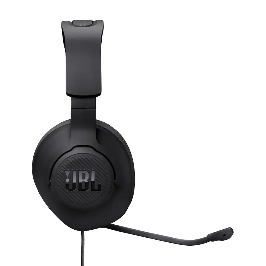 Volver. JBL - Auriculares supraurales para juegos Quantum 100M2 con cable, micrófono desmontable y opción de silencio - Negro.