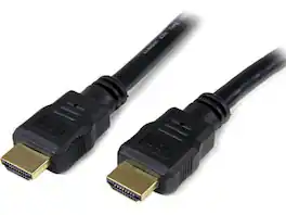 Startech - HDMM6 6 Feet High Speed HDMI Cable - 1 x 19-pin HDMI Digital Audio/Video Male, Male - Black