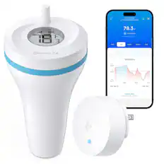Swimming Pool - Connected - to gateway a 18 Hiur 78.3, i Temperature Updated - 31 Apr . Day Week Month Year GoveeLife 3 Temperature Max 88-8 Ag 788 Min 8:00 1.00 .. 1:02 Mar 31 TO2 Apr 1 Export Data Updated - 11:30 4/3/2026