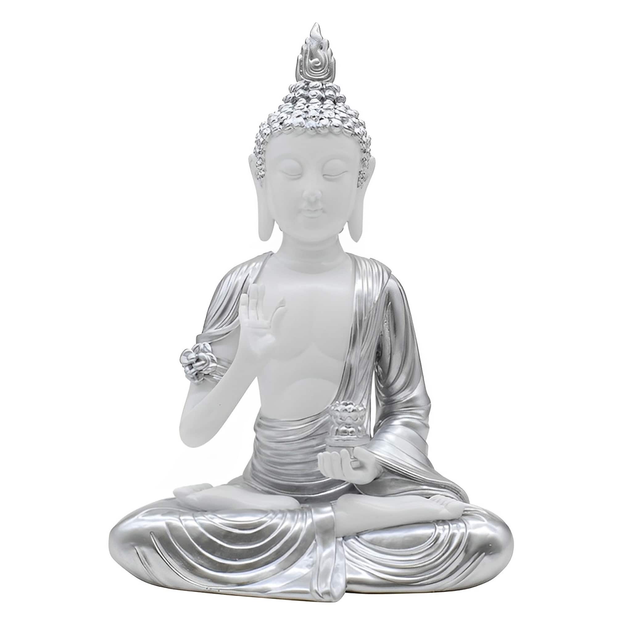 FC Design - 8.5"H Thai Buddha in Teaching Pose Figurine Statue Desk Tabletop Home Decor Gift - Multi-Color