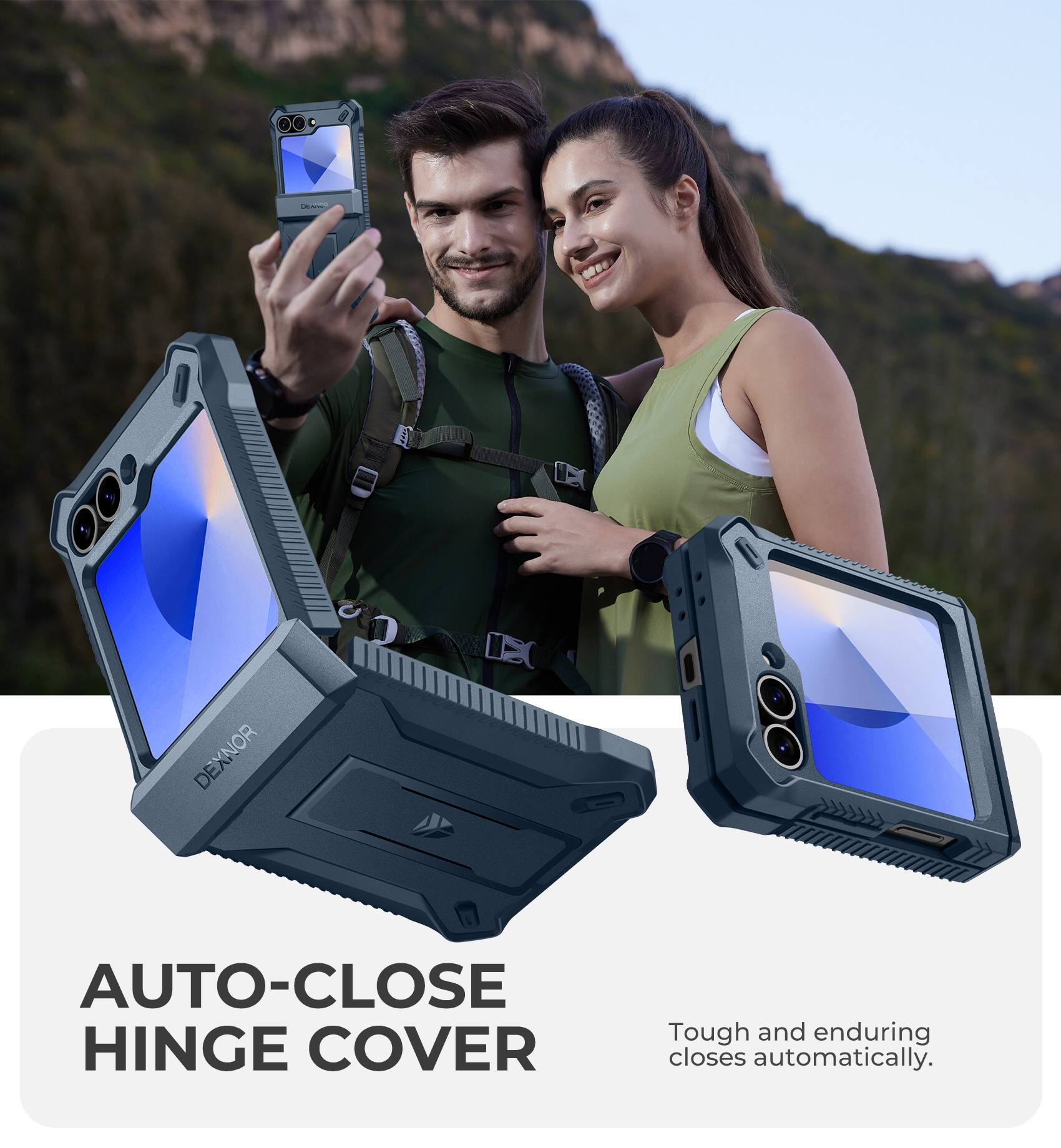 DEXNOR AUTO-CLOSE HINGE COVER
Tough and enduring closes automatically.