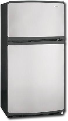 Angle Standard. Whirlpool - 22.0 Cu. Ft. Top-Mount Refrigerator - Satina¿.