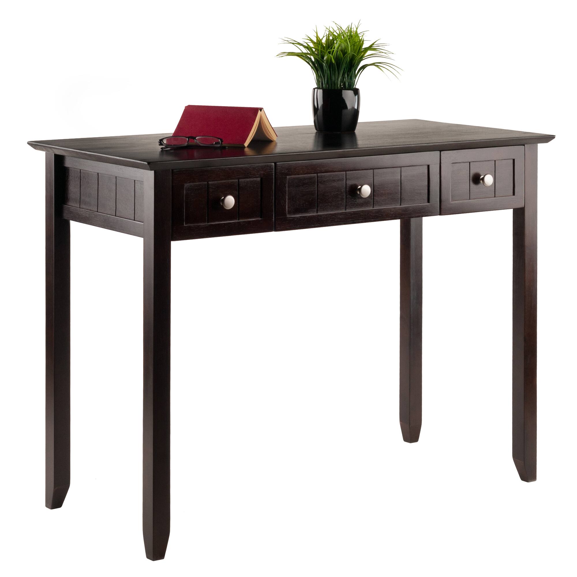 Alt View 4. Winsome Wood - Burke Home Office Writing Desk - Coffee.
