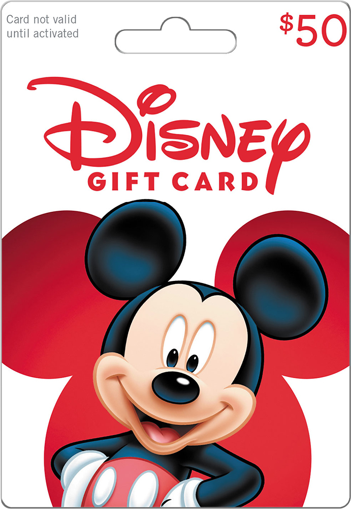 $0 DISNEY Mickey Mouse 2014 Textured Gift Card 