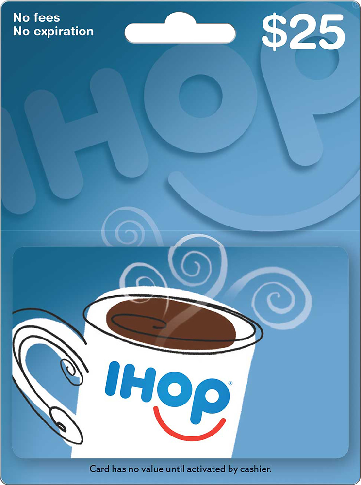 Front. IHOP - $25 Gift Card.