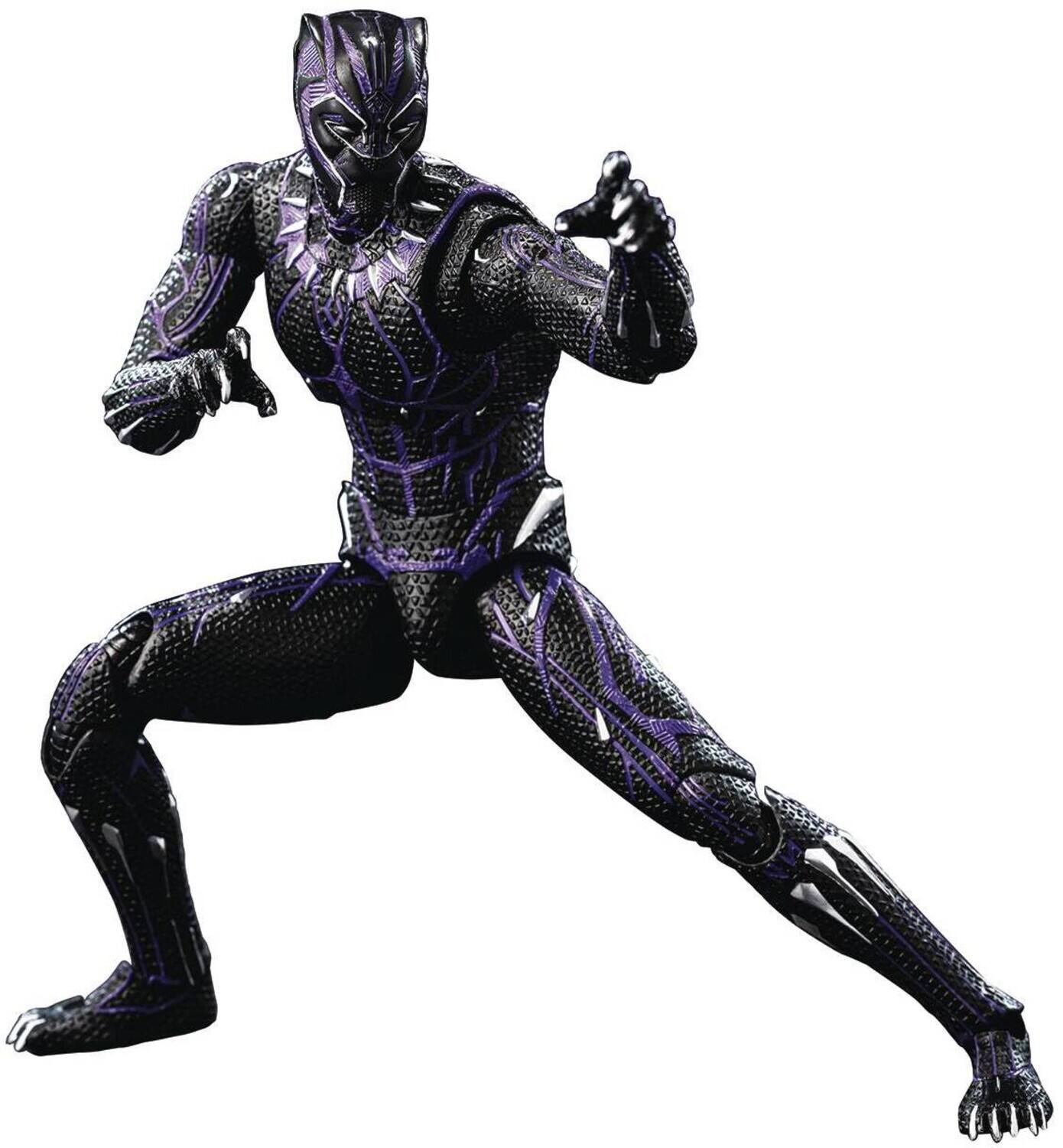 Threezero - Marvel: The Infinity Saga - DLX - Black Panther (Kinetic Charge) Action Figure - COLLECTIBLES