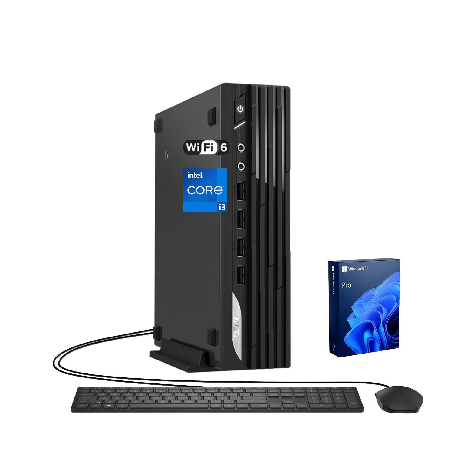 Wi-Fi 6  
Intel Core i3  
Windows 11 Pro