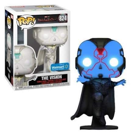 Funko - Pop! Marvel The Vision #824 Glow in the Dark Exclusive Vinyl Figure - Multicolored