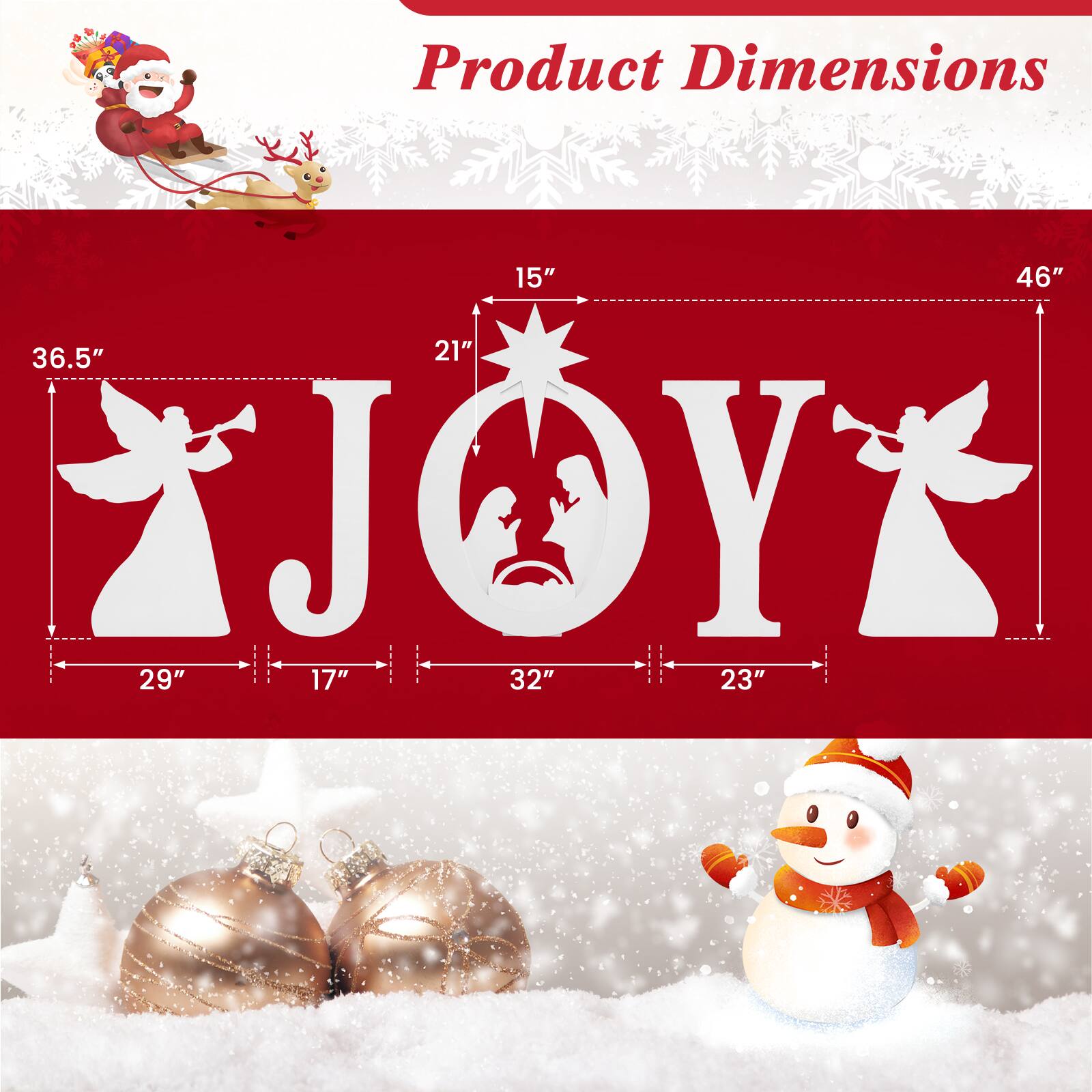 Product Dimensions
15" 46" 36.5" 21" JOY 29" 17" 32" 23"