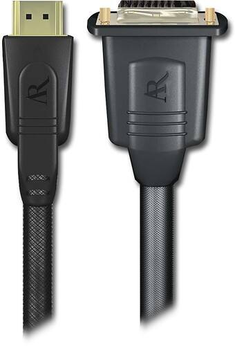 Front Standard. Acoustic Research - PRO II Series Male-DVI-to-Female-HDMI Adapter.
