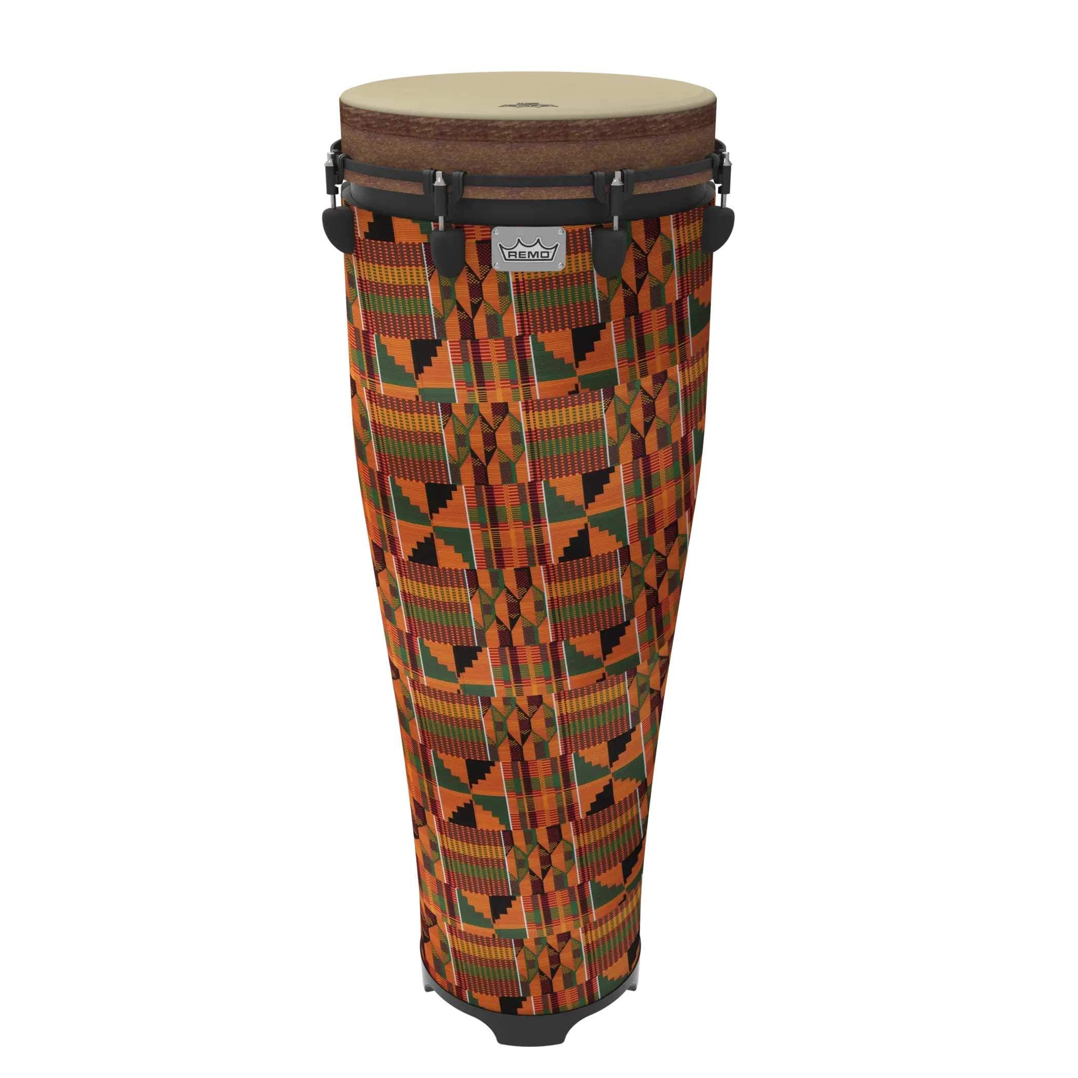 Remo - Standing Ngoma, Key-tuned, 14 Diameter, 40 Height, Fabric Kintekloth price history on PriceWatchPro
