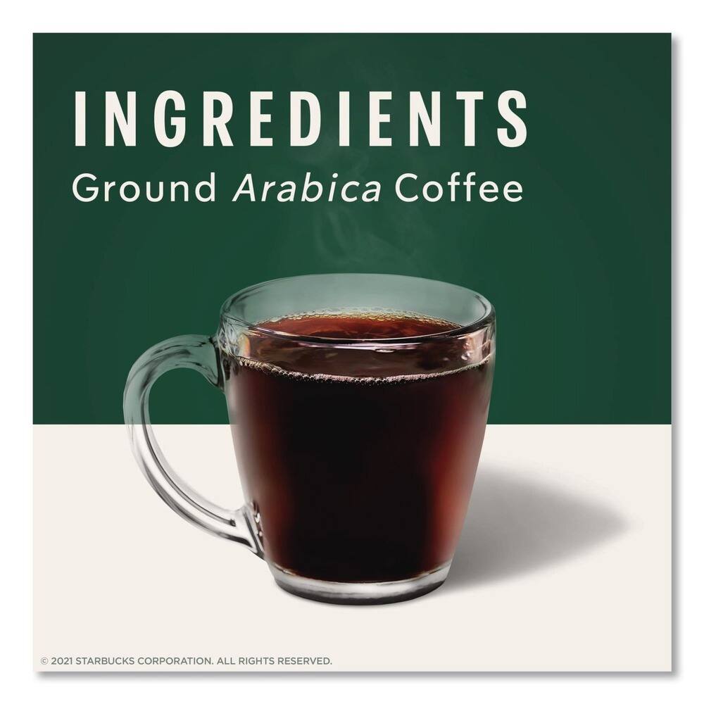INGREDIENTS  
Ground Arabica Coffee  

© 2021 STARBUCKS CORPORATION. ALL RIGHTS RESERVED.