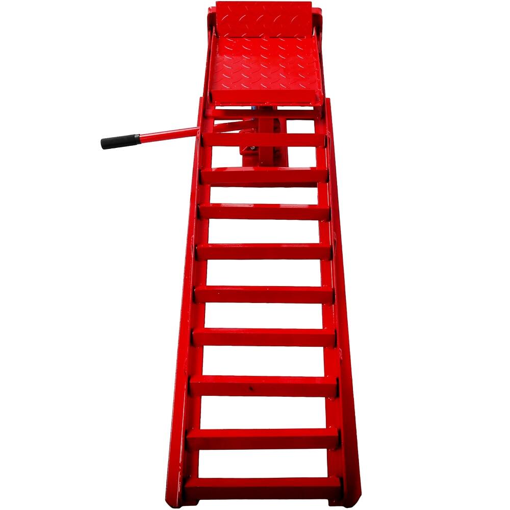 Alt View 3. Ropilly - 5 Ton Heavy Duty Truck Service Ramps Automotive Lift Repair Frame Adjustable Height Garage Lift 2 Pack.