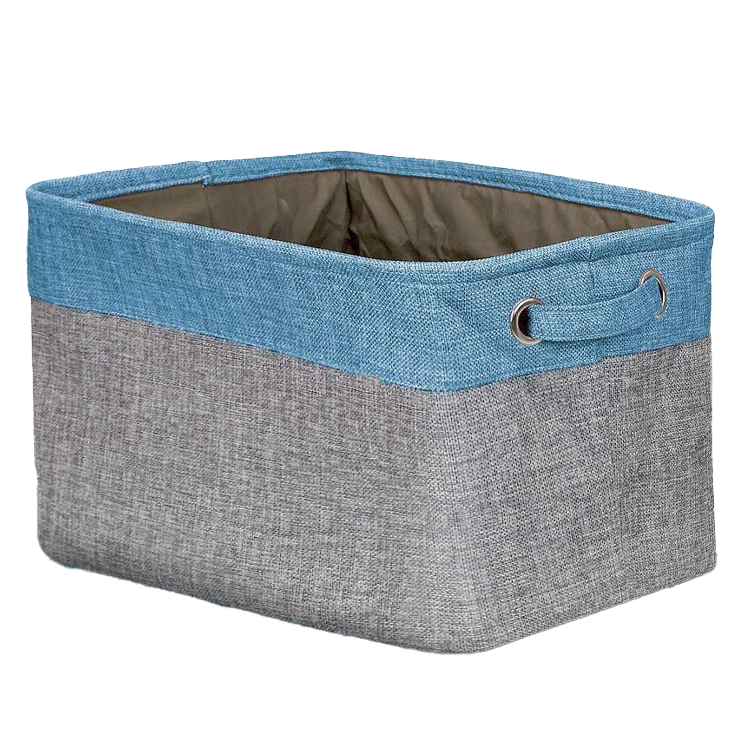 "Sorbus - Collapsible Basket With Handles For Towels & Clothes (Single) - 15"" L x 10.75"" W x 9.50"" H - Aqua" price history on PriceWatchPro