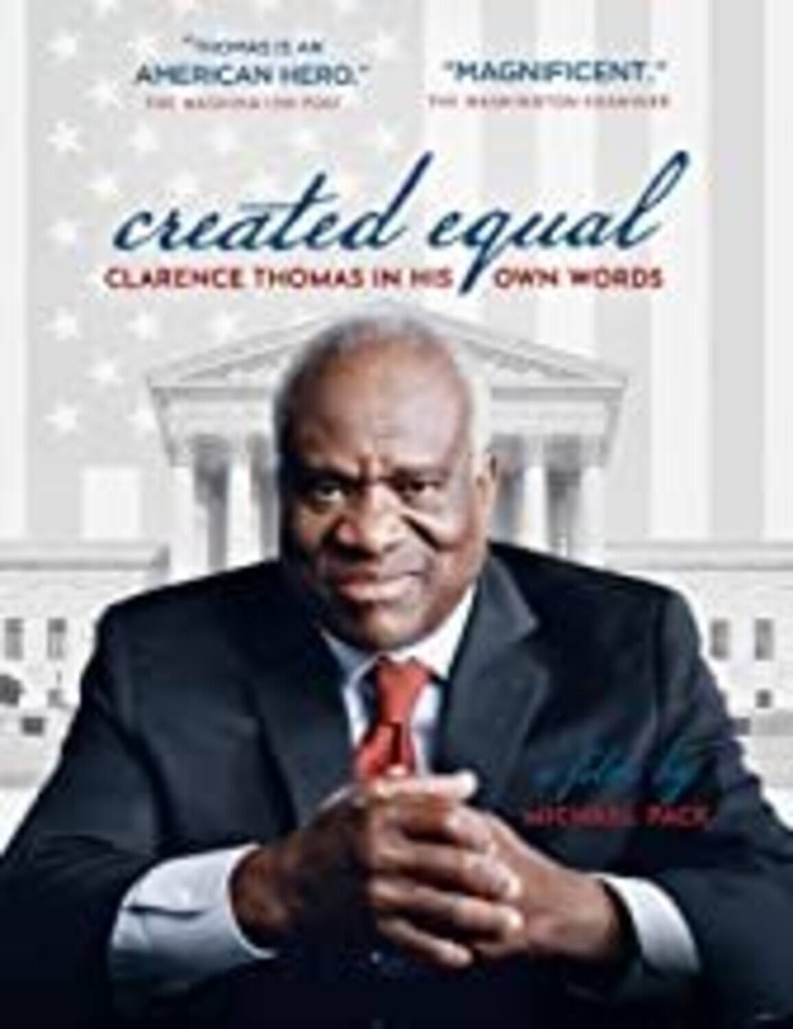 Front. Created Equal: Clarence Thomas In His Own Words   - DVD.