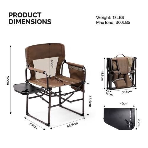 PRODUCT DIMENSIONS

Weight: 13LBS  
Max load: 300LBS

92cm  
48cm  
41cm  
45.5cm  
48.5cm  
15cm  
50.5cm  
40cm  
54cm  
63.5cm  
28cm