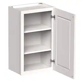 Boyel Living - 18-in W x 30-in H x 12-in D Shaker RTA Kitchen Wall Cabinet with Soft-Close - White Shaker