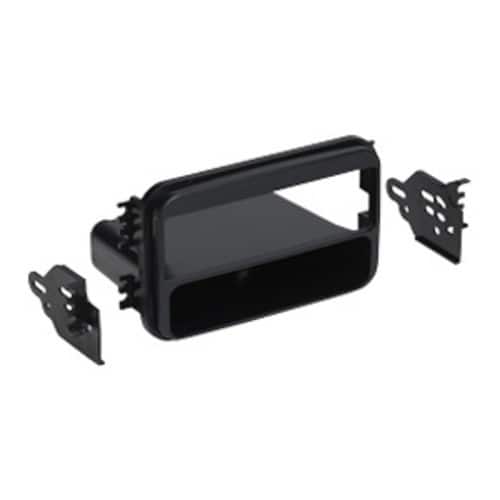 Front. Metra - Vehicle Mount for Radio - Black.