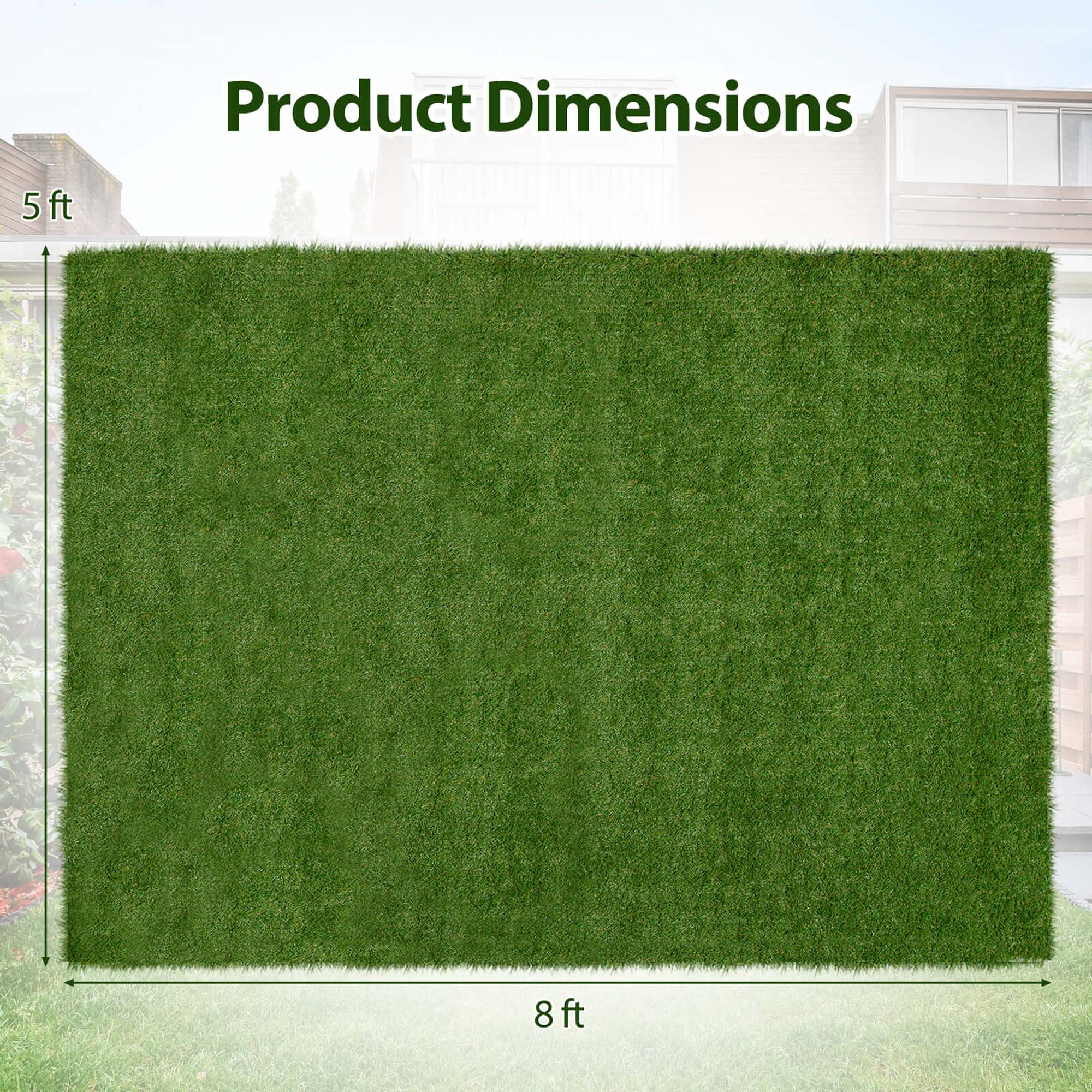 Product Dimensions  
5 ft x 8 ft