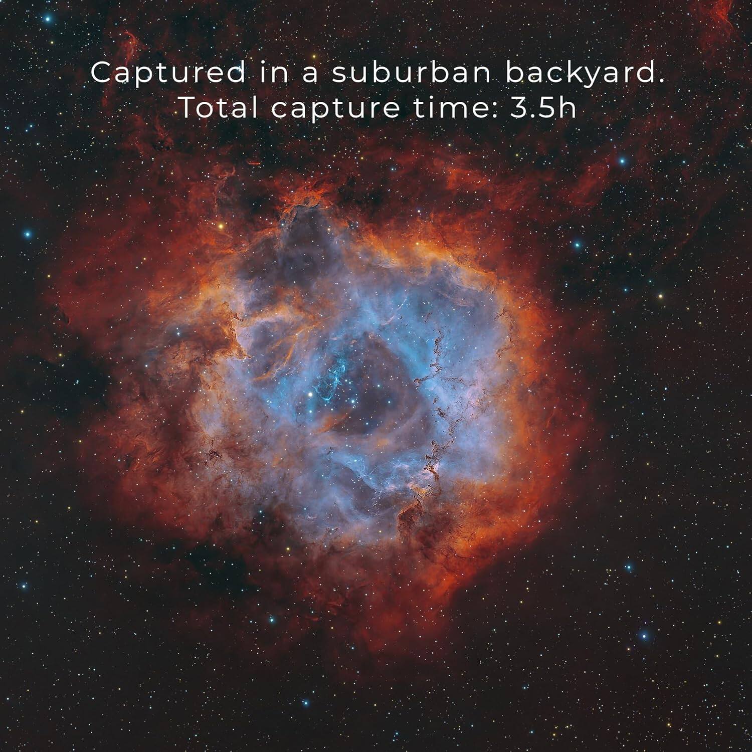 Captured in a suburban backyard. Total capture time: 3.5h