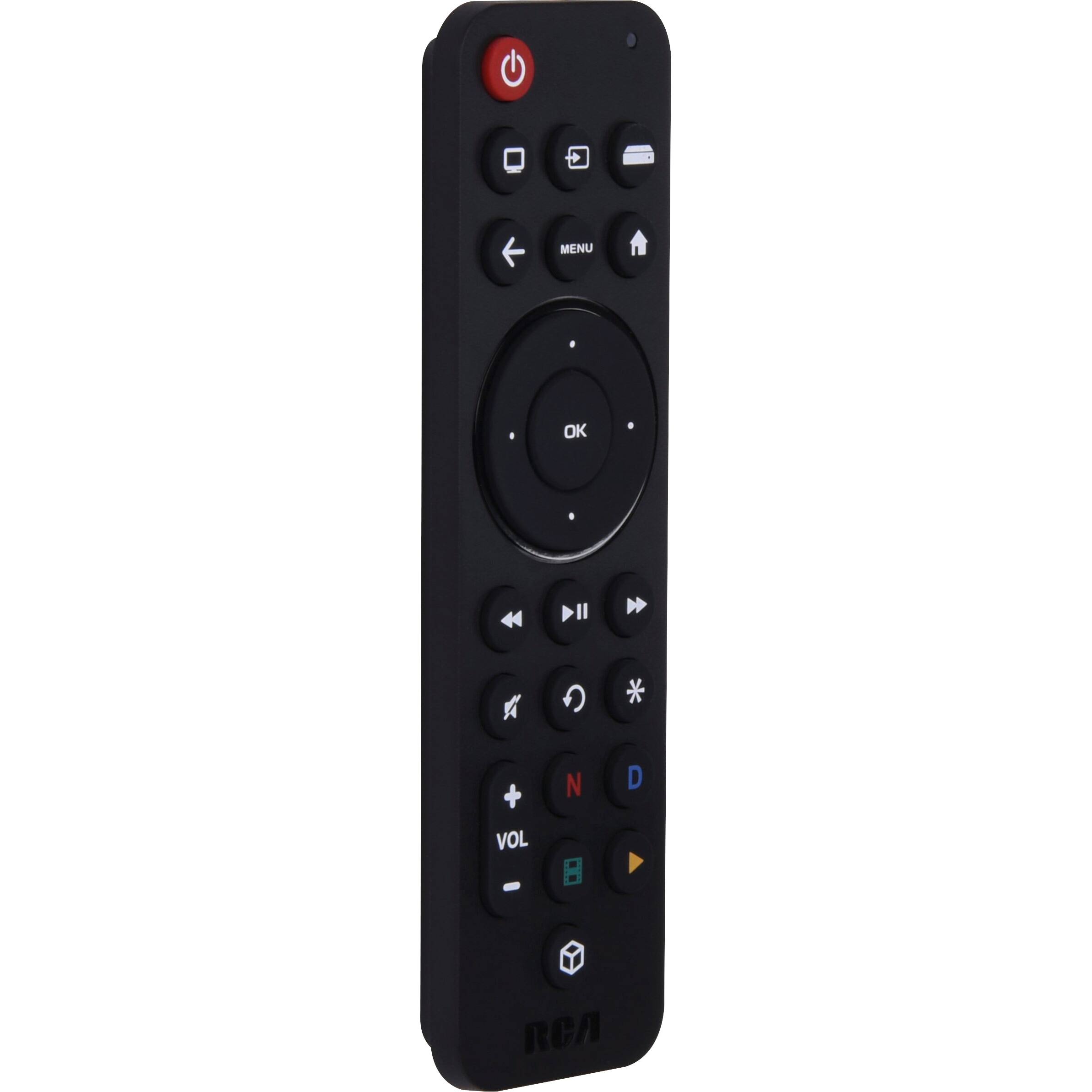 Angle. RCA - Rechargeable 3-Device Universal Remote - Black.