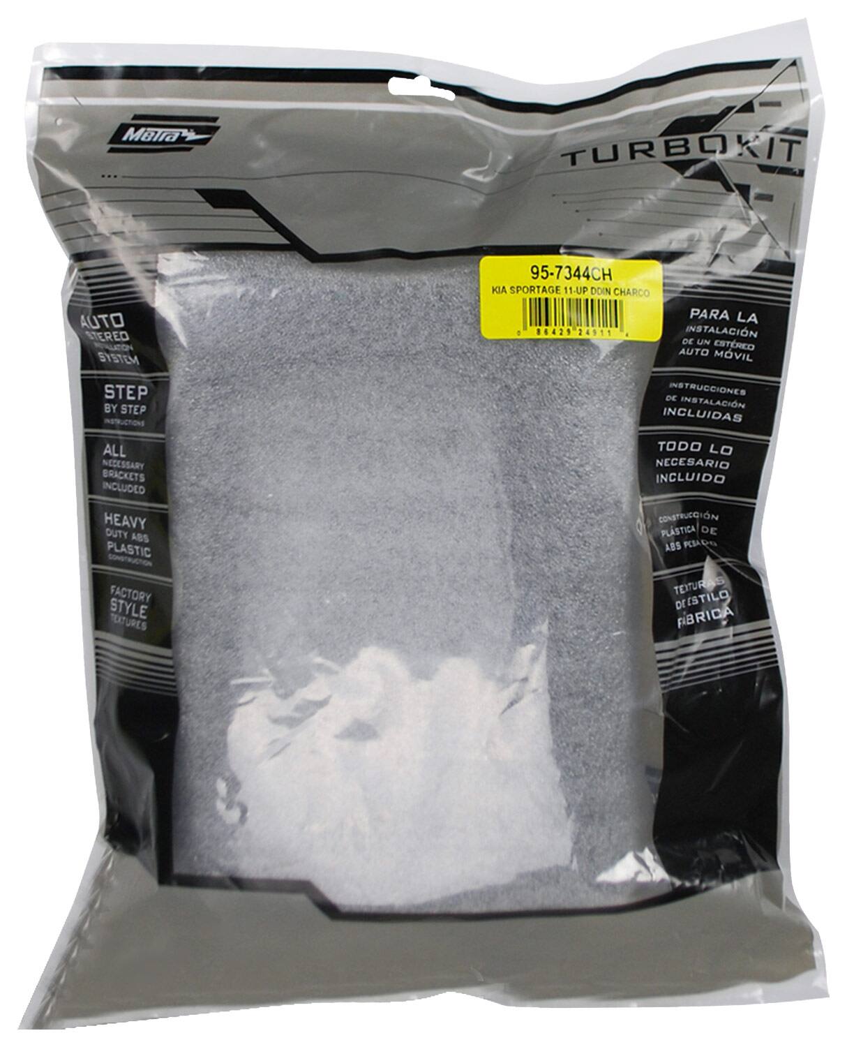 Alt View 11. Metra - Installation Kit for Select 2011 and Later Kia Sportage Vehicles - Charcoal.