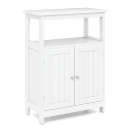 Kadyn - Bathroom Floor Cabinet Freestanding Storage Organizer - White