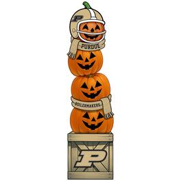 Fan Creations - Purdue Boilermakers 31" Stacked Pumpkin Leaner - Multicolor