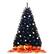 Alt View 19. Costway - 6Ft Hinged Artificial Christmas Tree Full Tree with Metal Stand - Black.