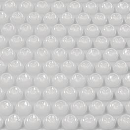 Winado - 12Mil Solar Pool Cover 12x24FT Solar Blanket-Heavy Duty Solar Pool Cover for Above Ground Swimming Pool, Inground Pool - Transparent
