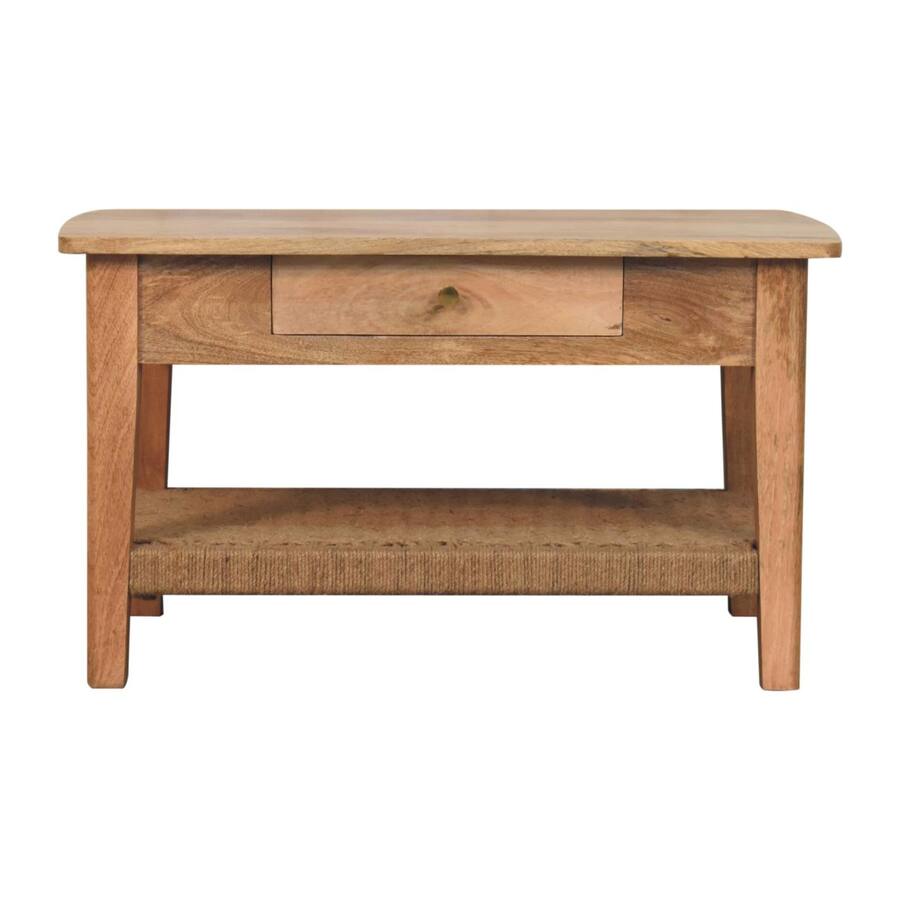 Artisan Furniture Rope 1 Drawer Coffee Table Brown IN3772 - Best Buy