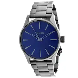 NIXON - Men's Sentry 38 SS Watch - A450-2065 - Blue