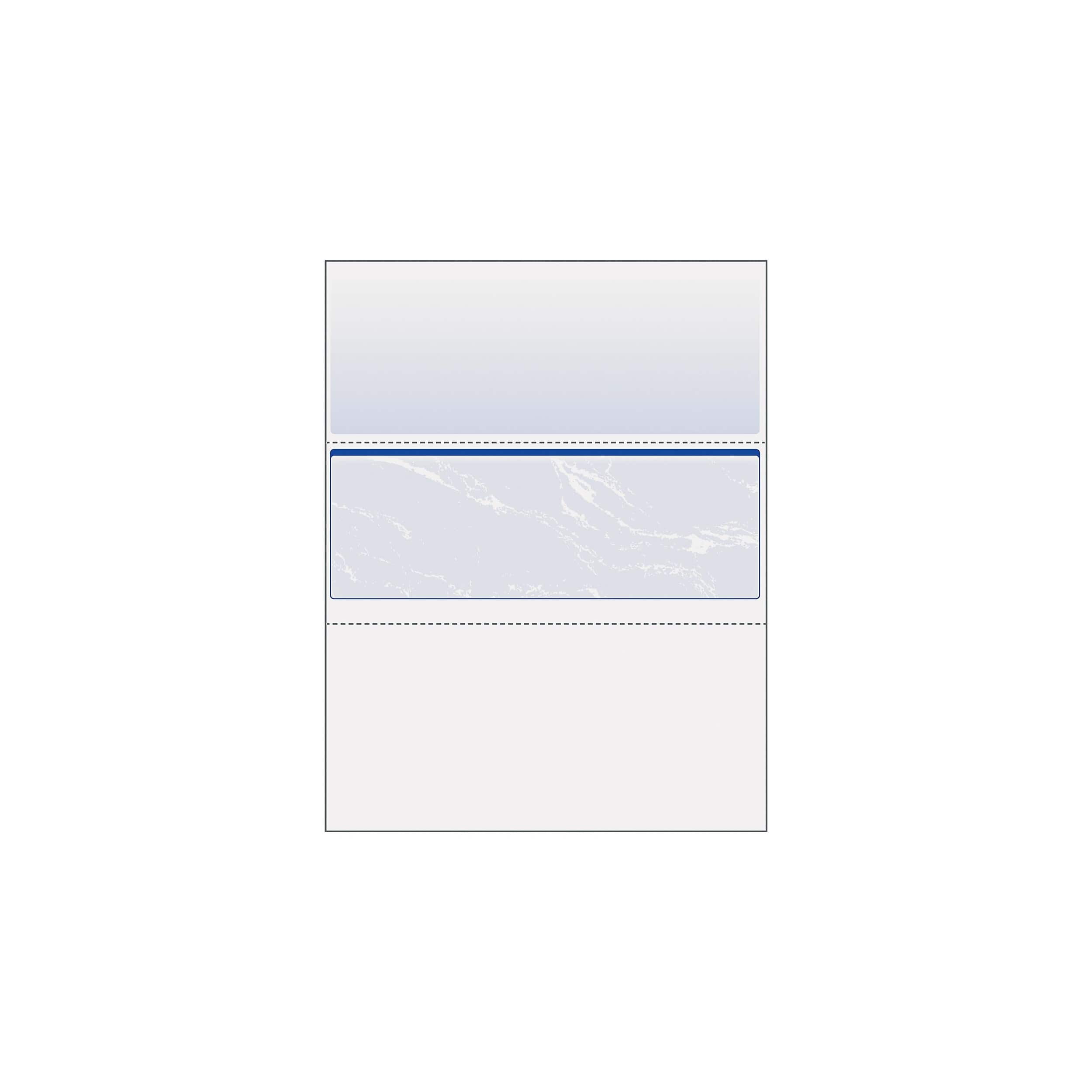 Paris - DocuGard Standard 8.5" x 11" Business Security Check In Middle, 24 lbs., 500 Sheets/Ream (PRB04509) - Blue Marble