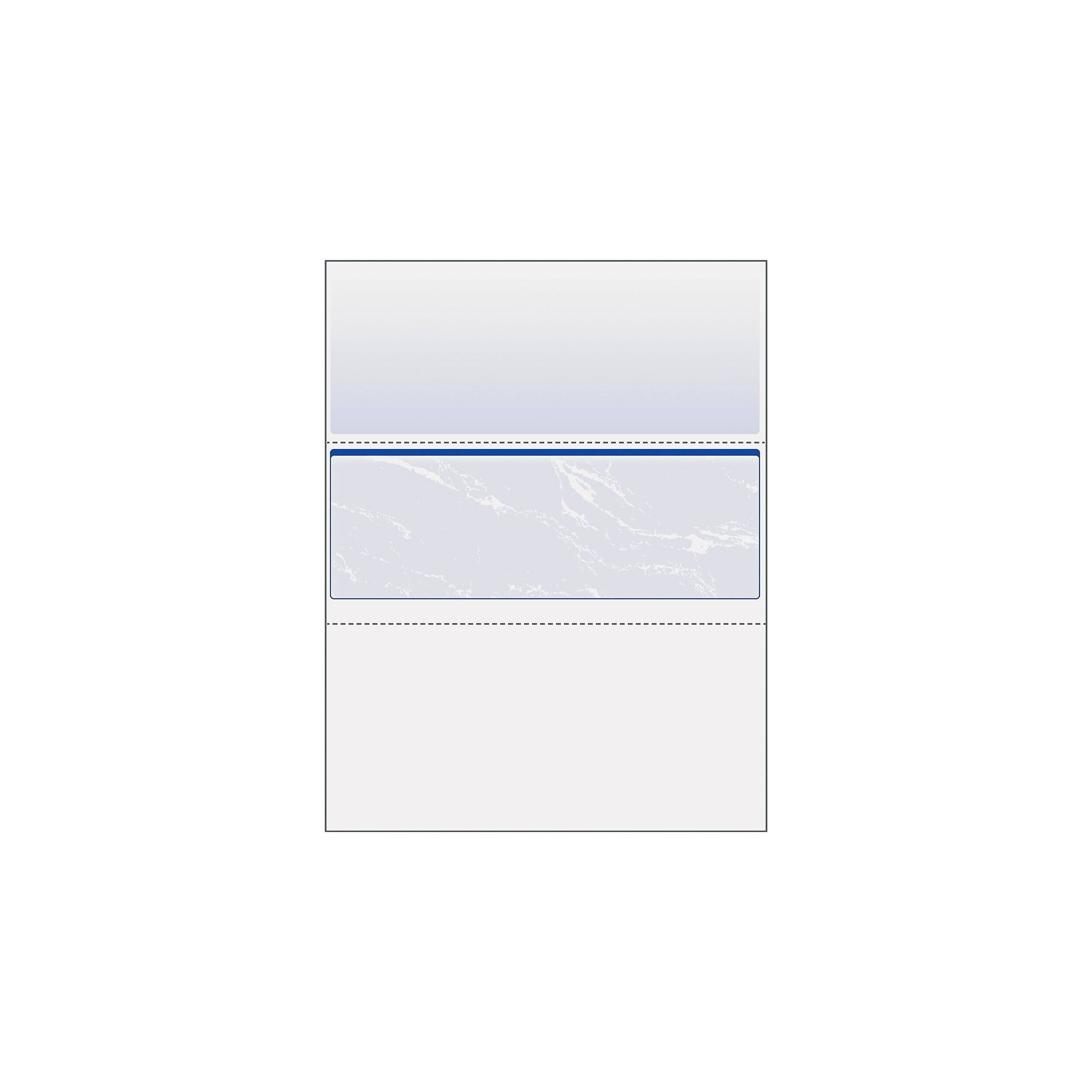 Paris - DocuGard Standard 8.5" x 11" Business Security Check In Middle, 24 lbs., 500 Sheets/Ream (PRB04509) - Blue Marble