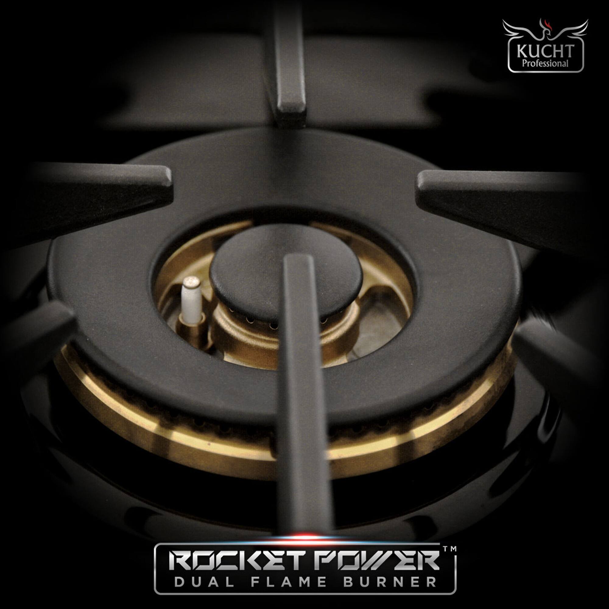 KUCHT Professional TM ROCKET POWER DUAL FLAME BURNER