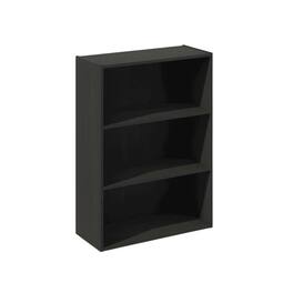 FurniFact - Engineered Wood bookcase with sleek design for versatile storage - Americano