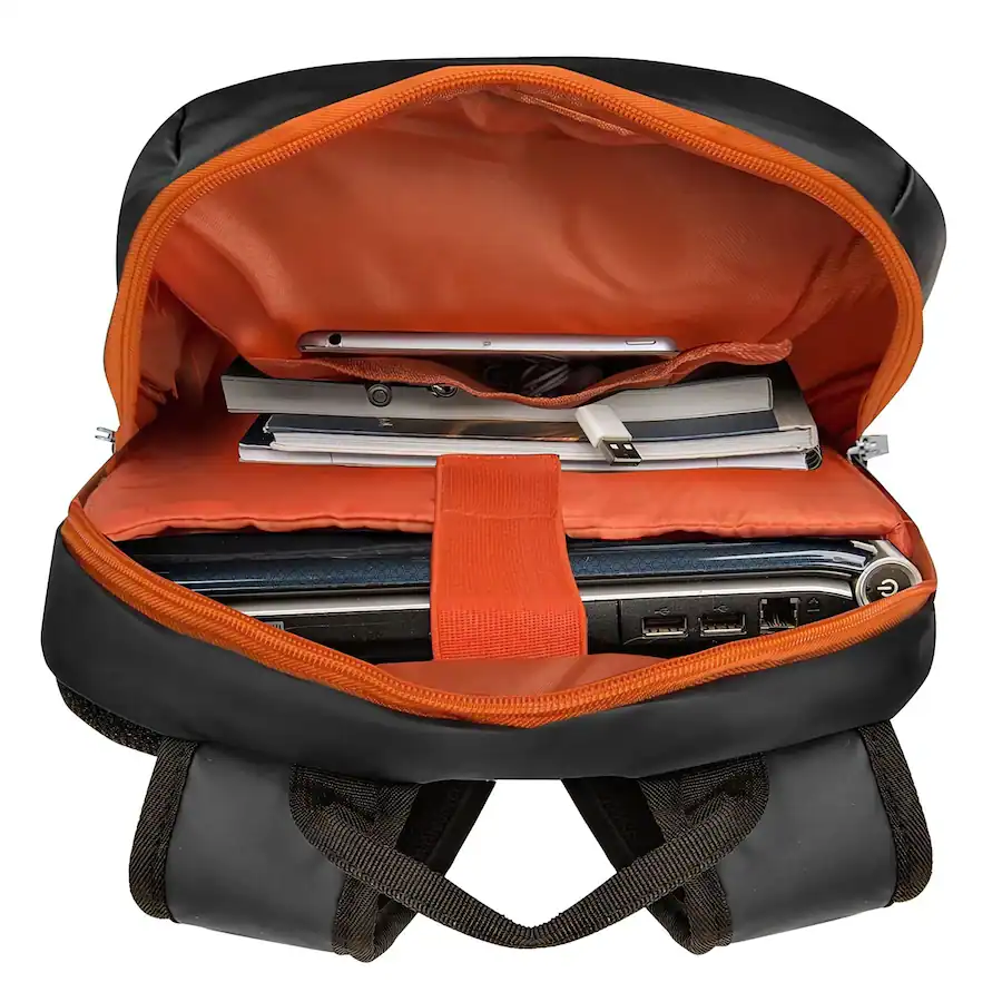 Kitcheniva Travel Backpack School Bag For 15" Laptop Gray/Orange - Best Buy