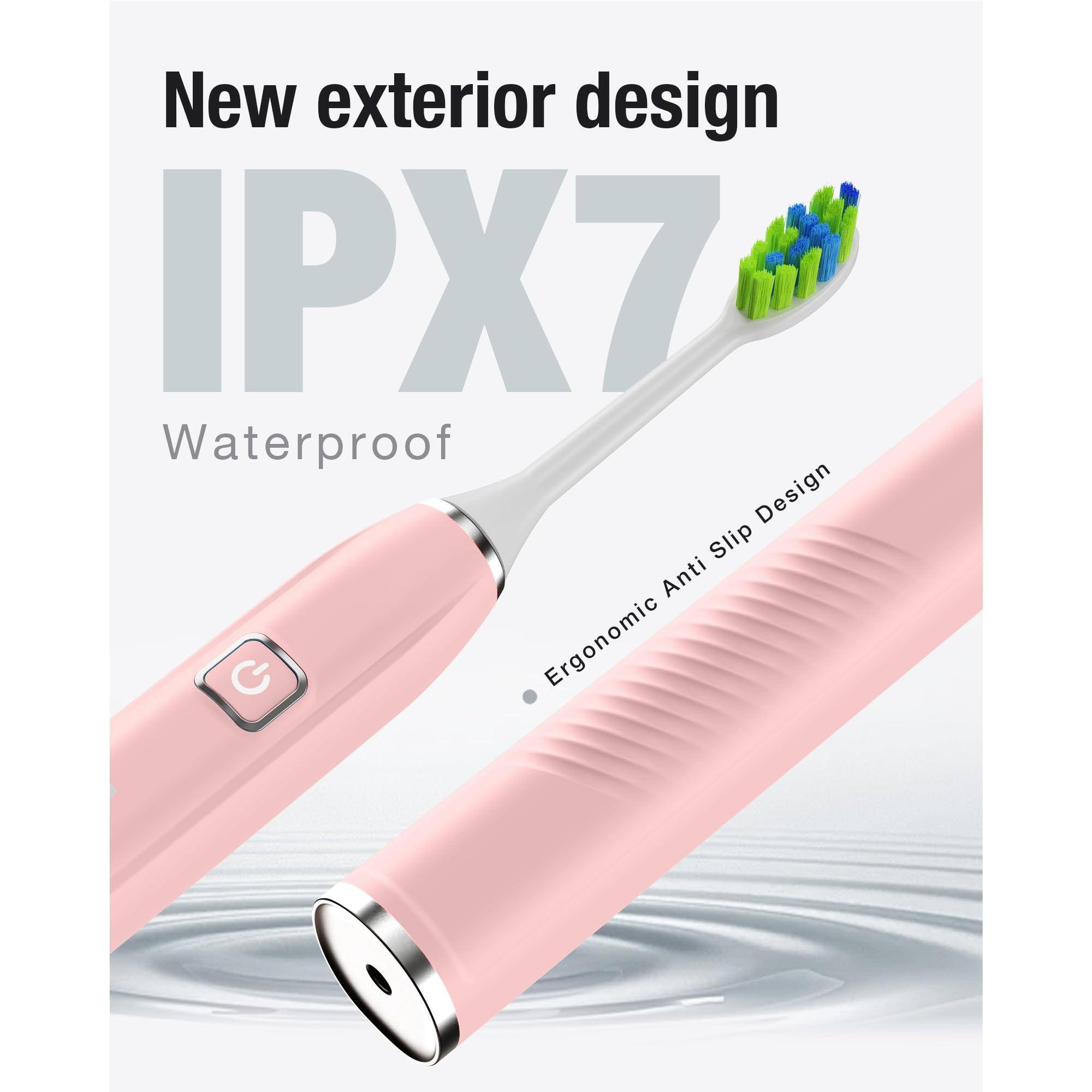 New exterior design  
IPX7 Waterproof  
Ergonomic Anti Slip Design