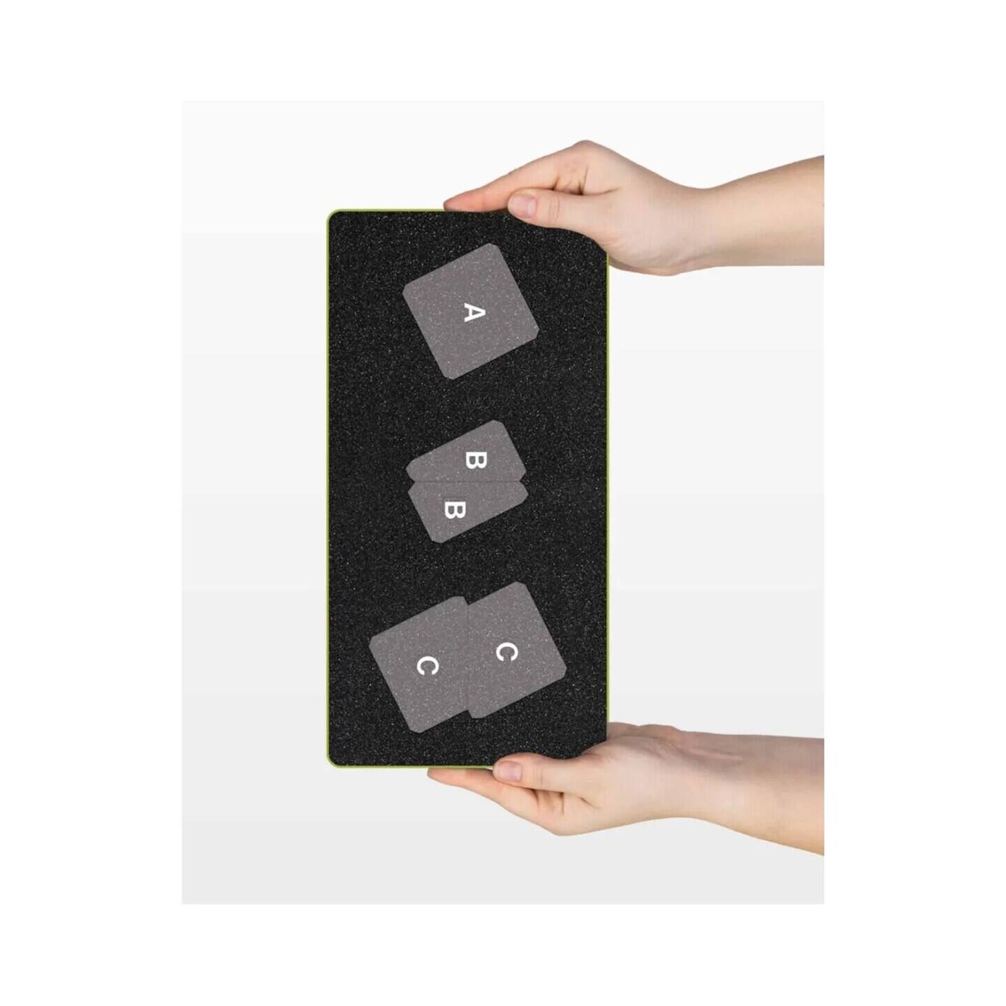 Left. AccuQuilt - GO! Washington's Puzzle-4 Finished Die - Multicolor.