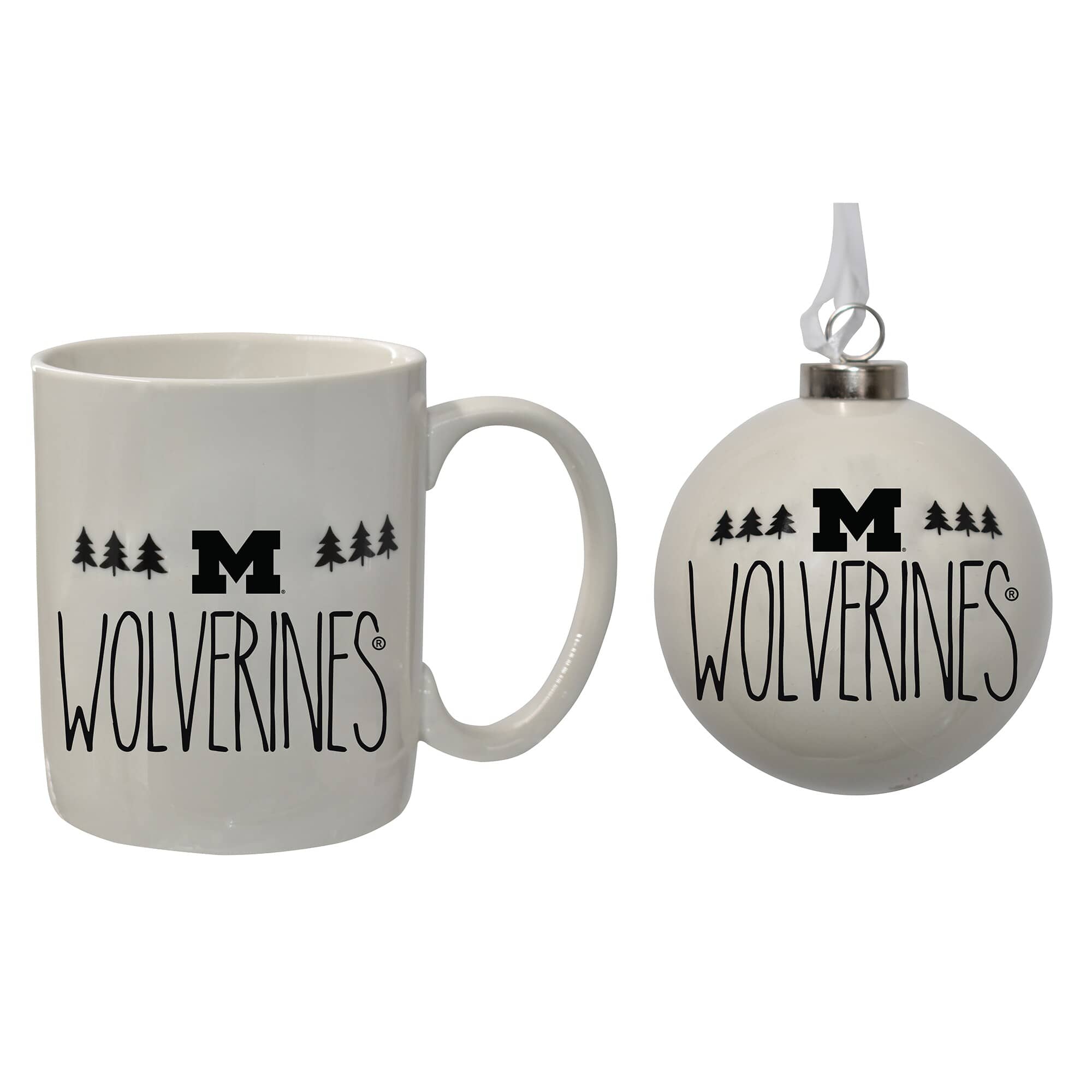 The Memory Company - Michigan Wolverines Holiday Ornament & Mug Set - Multicolor