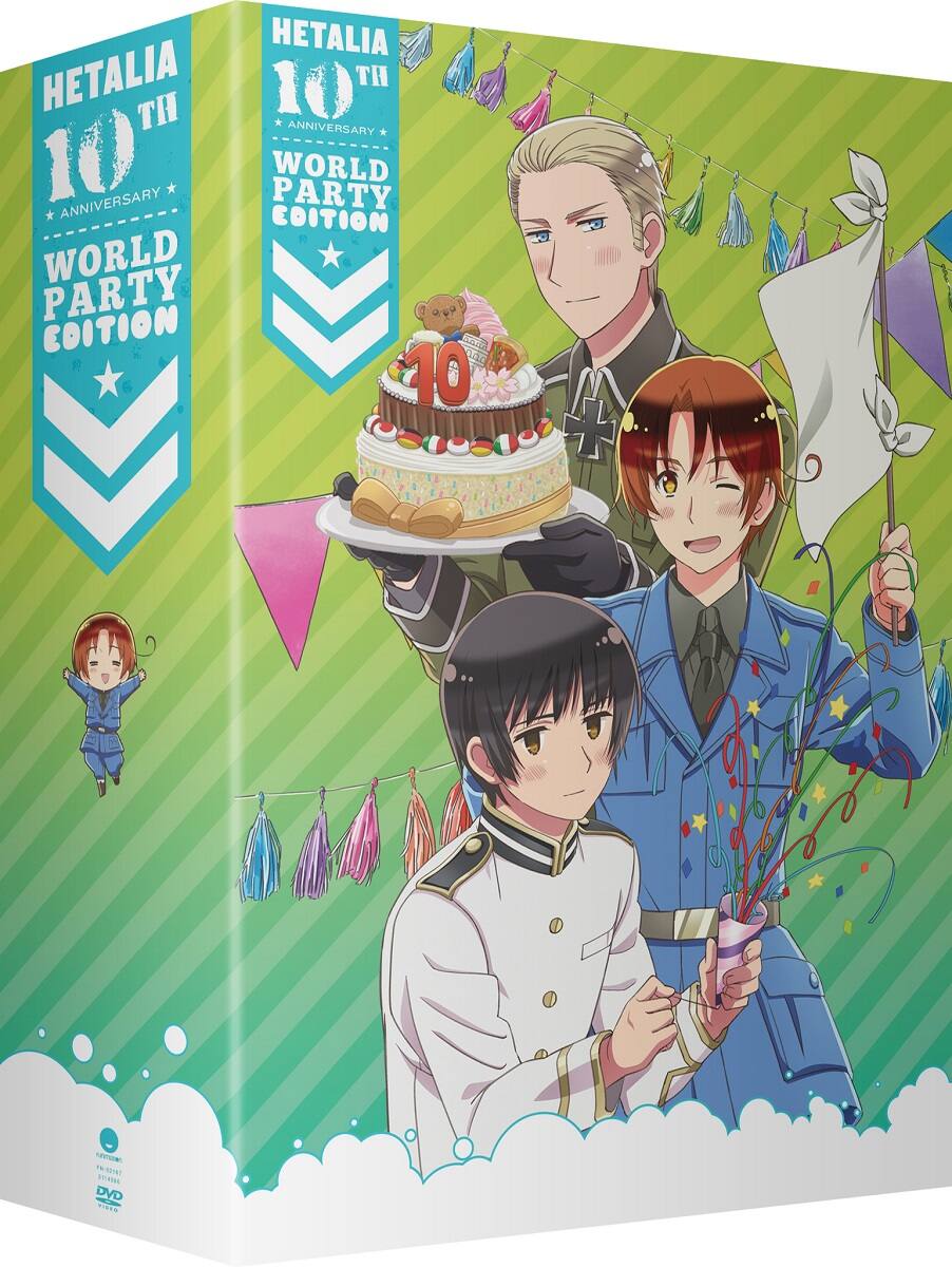 Alt View 1. Hetalia - 10Th Anniversary World Party Collection 2: Seasons Five And Six   - DVD.