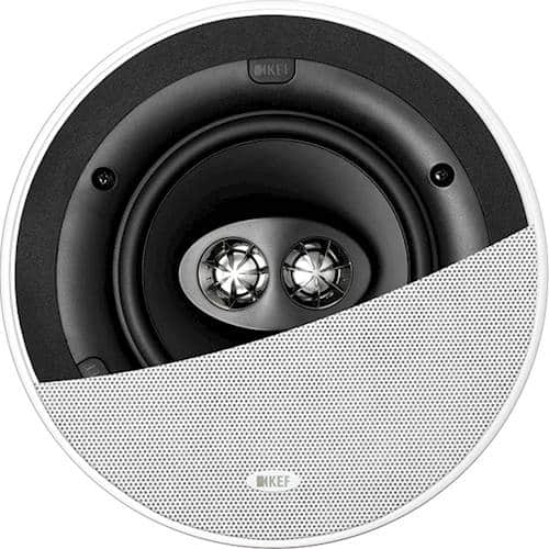 Alt View 11. KEF - Ci-C Series 6-1/2" In-Ceiling Speaker (Each) - White.