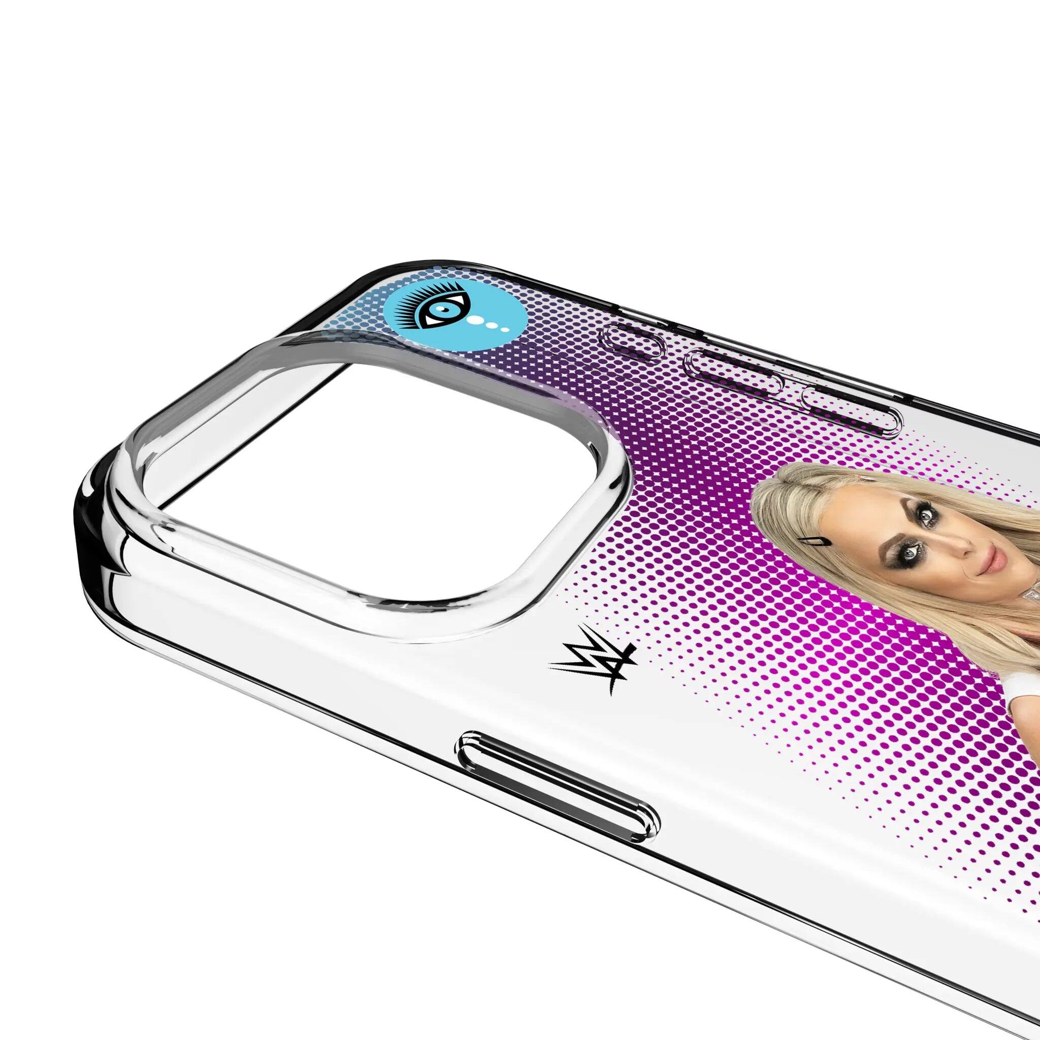 Left. Keyscaper - WWE Superstar Clear Phone Case - Apple iPhone 15 - Liv Morgan.