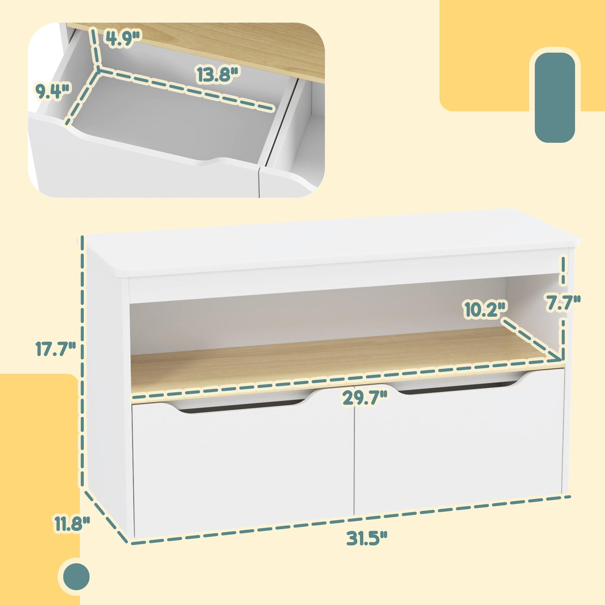 9.4" 4.9" 13.8" 10.2" 7.7" 17.7" 29.7" 11.8" 31.5"
