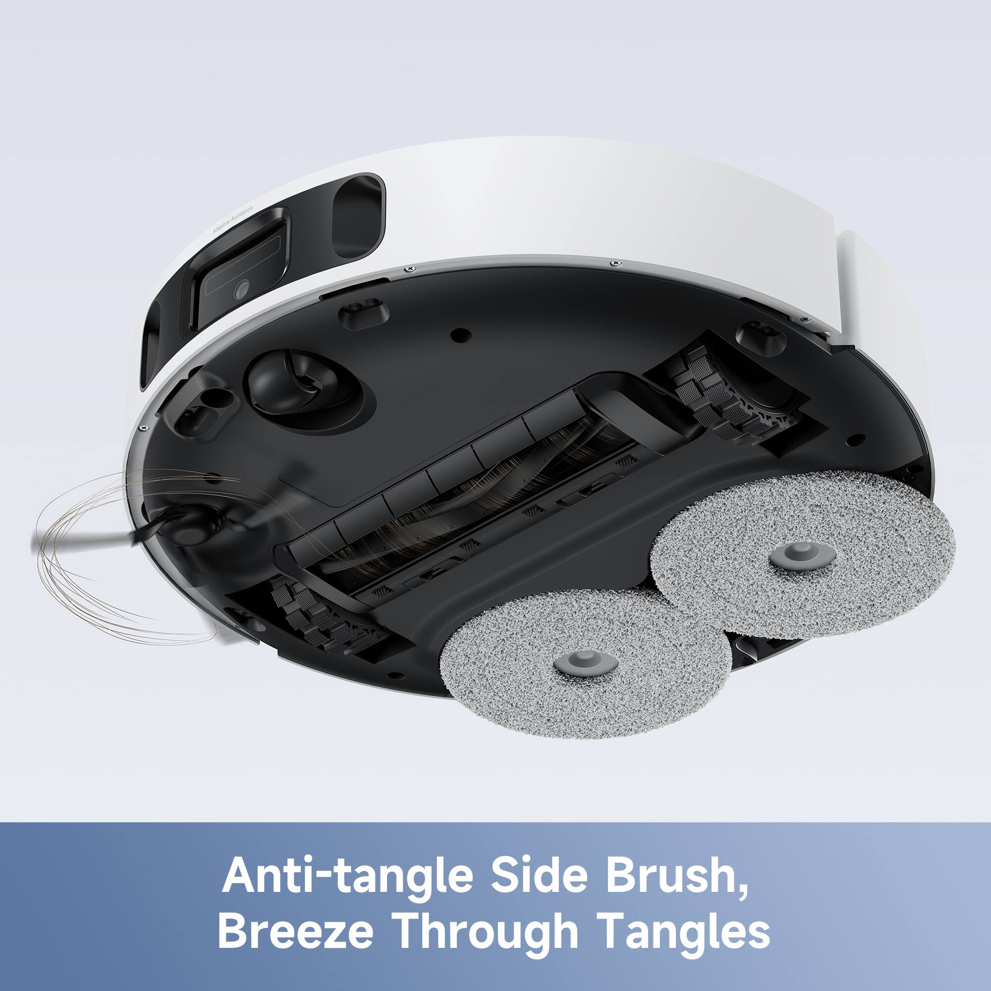 Anti-tangle Side Brush, Breeze Through Tangles