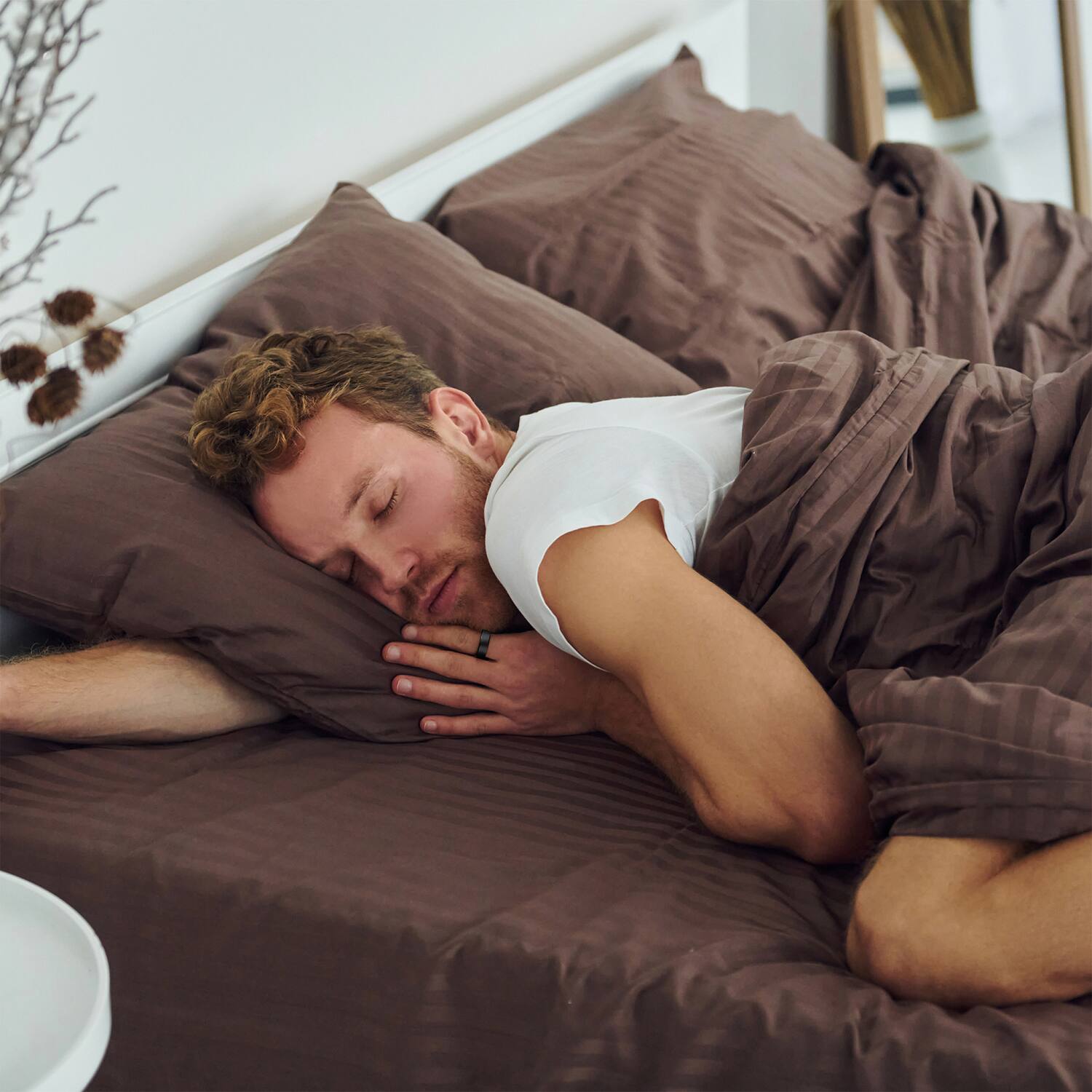 Alt View 1. RINGCONN - Gen 2 Ultra-Thin Smart Ring, Sleep Apnea Monitoring, Health Tracking, Size 14 - Matte Black.