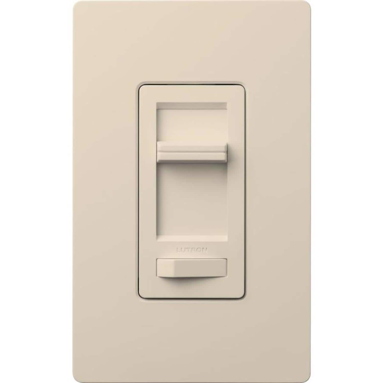 Lutron - Lumea 150W for CFL and LED / 600W for incandescent and halogen W 3 Way Dimmer Switch 1 - Almond