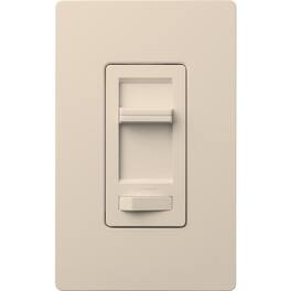 Lutron - Lumea 150W for CFL and LED / 600W for incandescent and halogen W 3 Way Dimmer Switch 1 - Almond