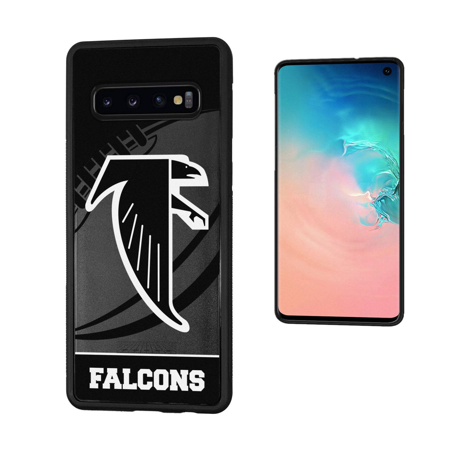 Alt View 2. Keyscaper - Atlanta Falcons Galaxy Pastime Design Bump Case - S21 Plus - Multicolor.