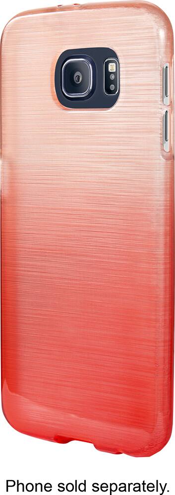 Front. Dynex™ - Case for Samsung Galaxy S6 Cell Phones - Red.